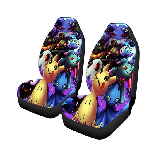 Pokemon Ghosts Car Seat Covers Universal Fit