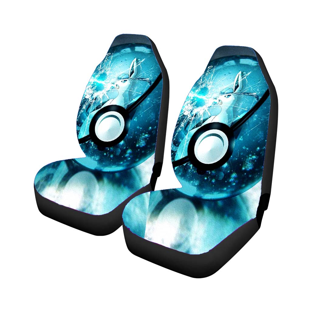 Pokemon Glaceon Pokebolas Car Seat Covers