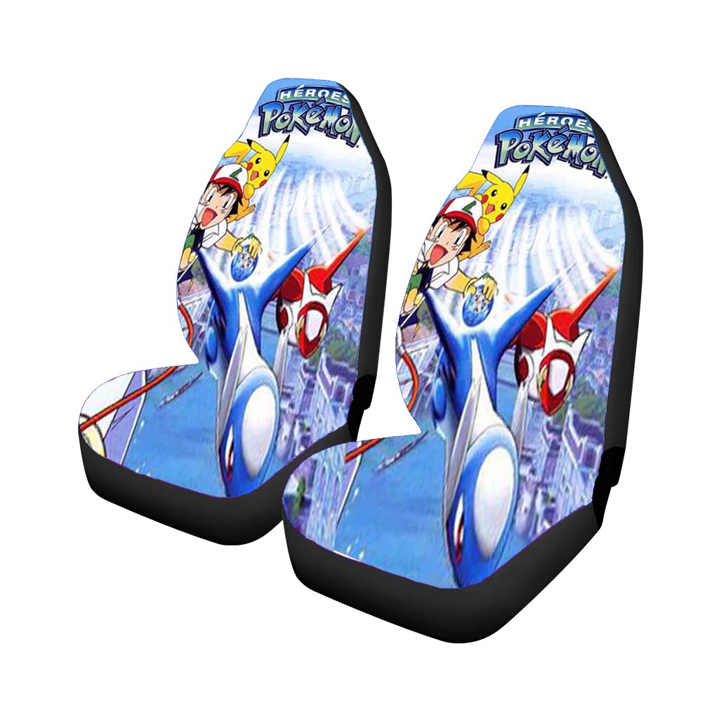 Pokemon Heroes Car Seat Covers