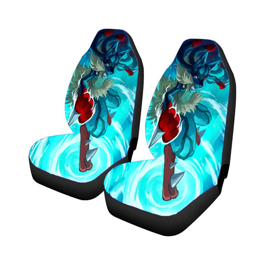 Pokemon Mega Lucario Car Seat Covers Universal Fit