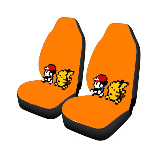 Pokemon Minimalist Pixel Art Car Seat Covers Universal Fit