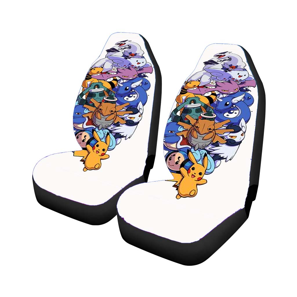 Pokemon Pikachu Friends Car Seat Covers