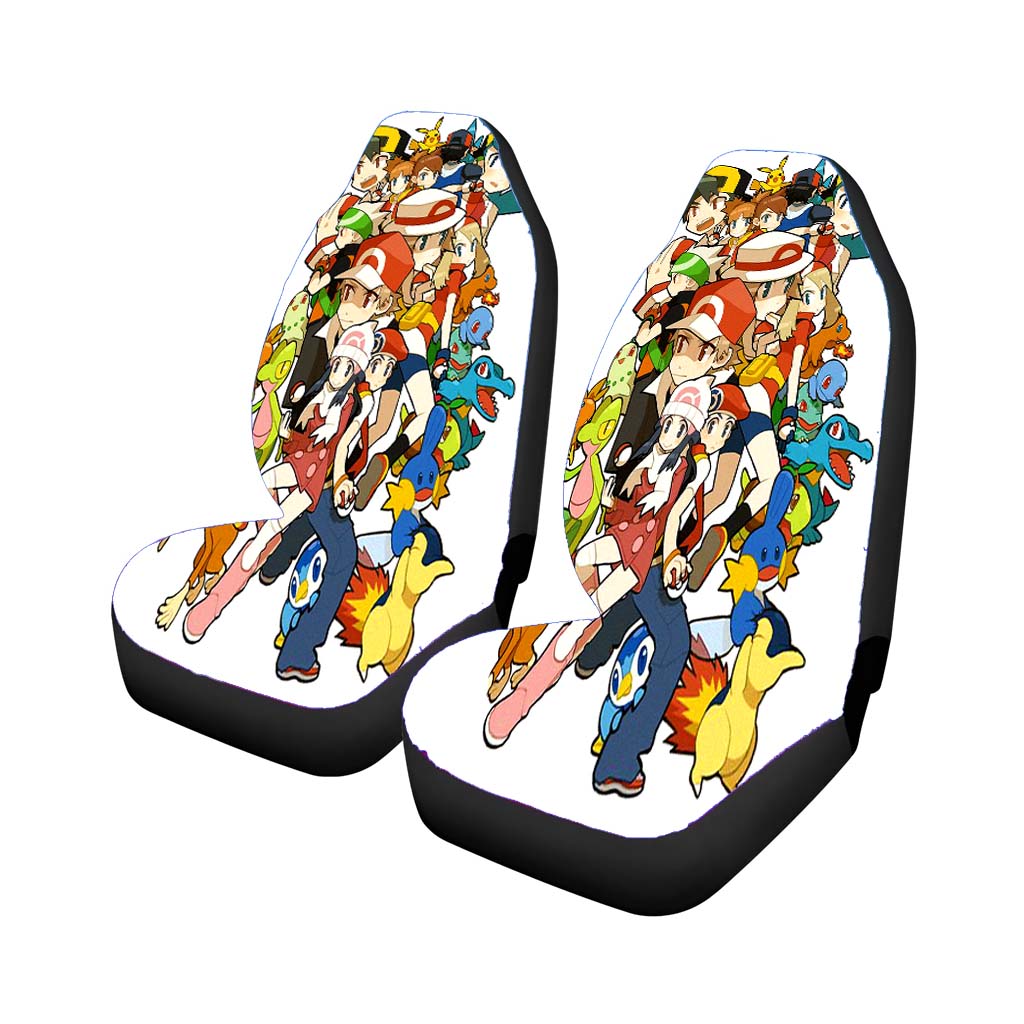 Pokemon Playable Characters Doodle Car Seat Covers