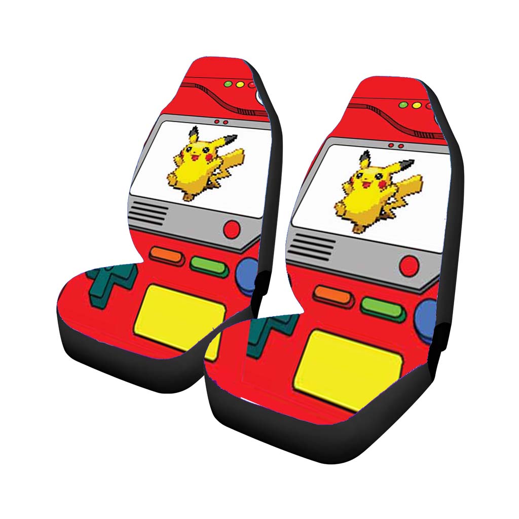 Pokemon Pokedex Sprite Car Seat Covers