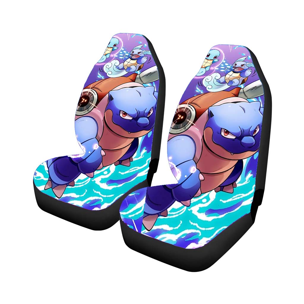 Pokemon Squirtle Line Evolve Car Seat Covers