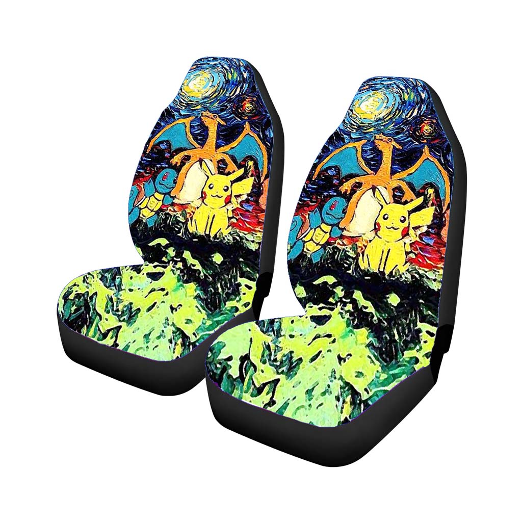 Pokemon Starry Night Car Seat Covers
