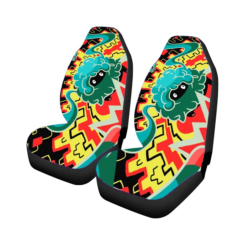 Pokemon Tangela Doodle Art Car Seat Covers