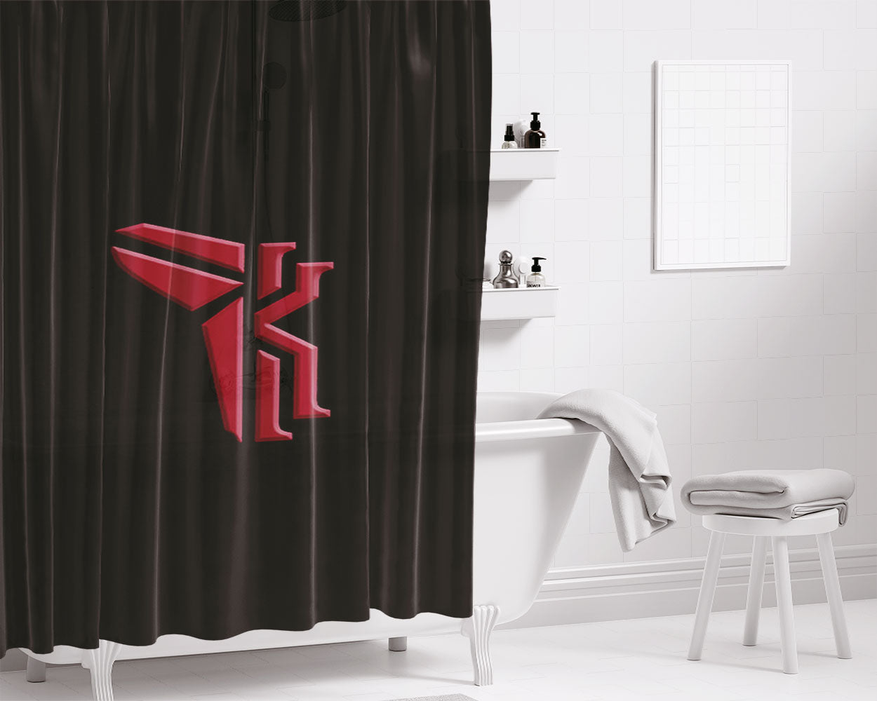 Nike Kyrie Mamba Mentality Bathroom Shower Curtain Fabric Waterproof | 66 X 72 Inch