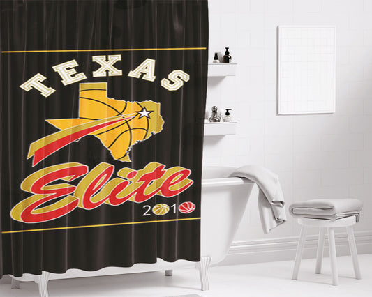 Texas Elite 0 Bathroom Shower Curtain Fabric Waterproof