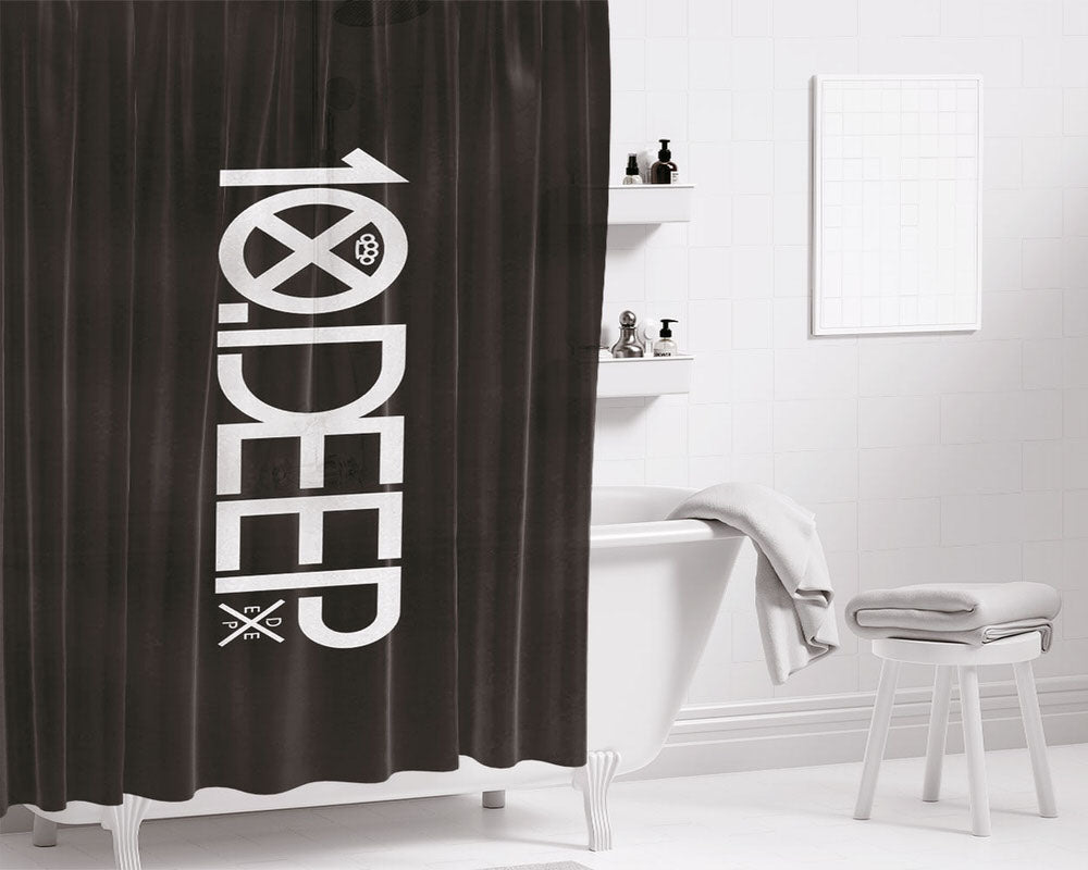 2 Bunz Melanin Poppin Aba Bathroom Shower Curtain Fabric Waterproof | 66 X 72 Inch