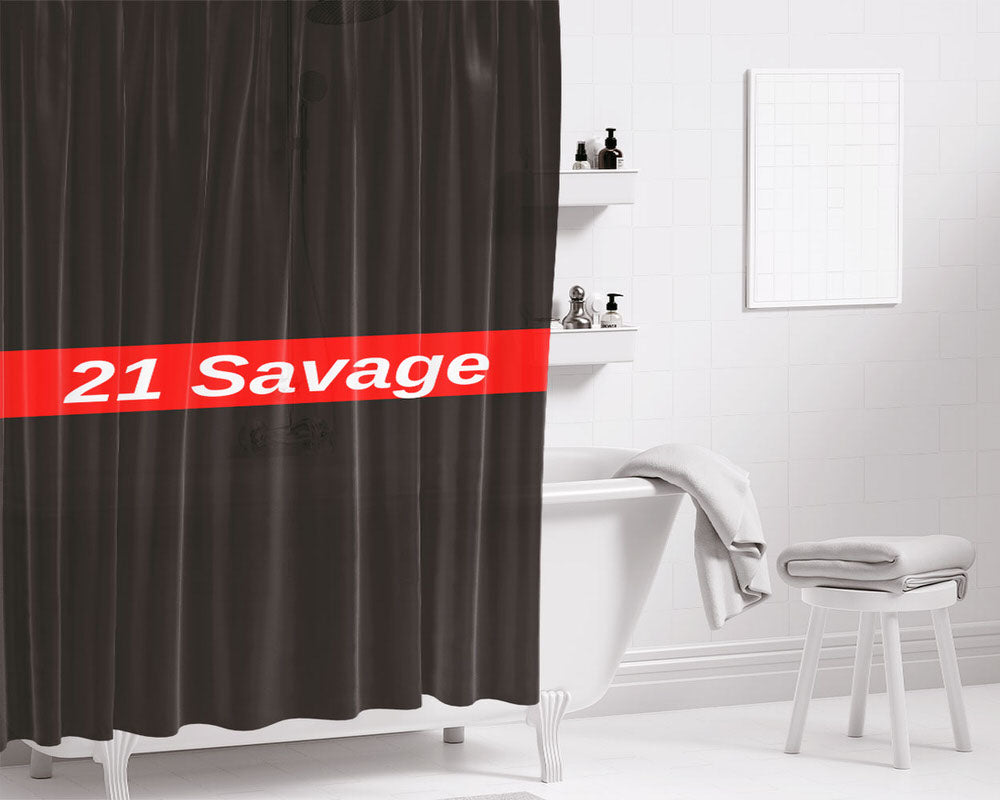 13 Racoon Bathroom Shower Curtain Fabric Waterproof | 66 X 72 Inch