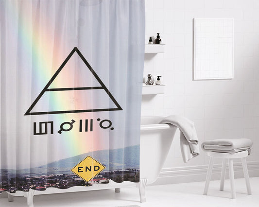 20Th Century Boys Bathroom Shower Curtain Fabric Waterproof | 66 X 72 Inch
