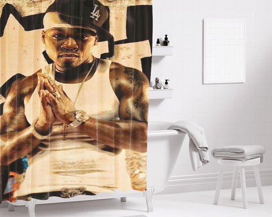 30S To Mars Lyrics Bathroom Shower Curtain Fabric Waterproof | 66 X 72 Inch