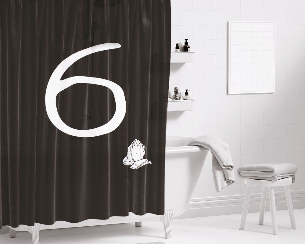 50 Cent Wallpaper Bathroom Shower Curtain Fabric Waterproof | 66 X 72 Inch