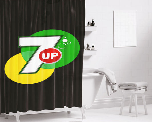 70’S Pastel Block Color Sun Retro Bathroom Shower Curtain Fabric Waterproof | 66 X 72 Inch