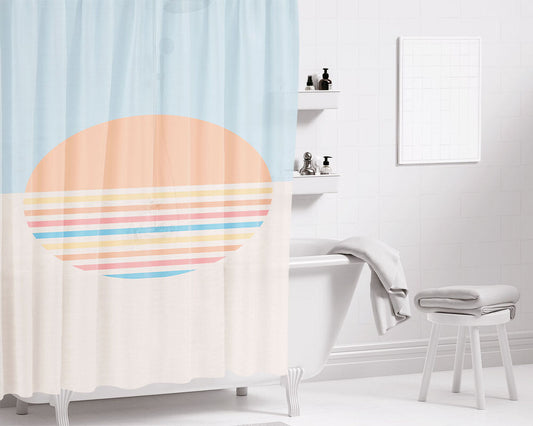 80S Tribute Vhs Posters Wanken 01 Bathroom Shower Curtain Fabric Waterproof | 66 X 72 Inch