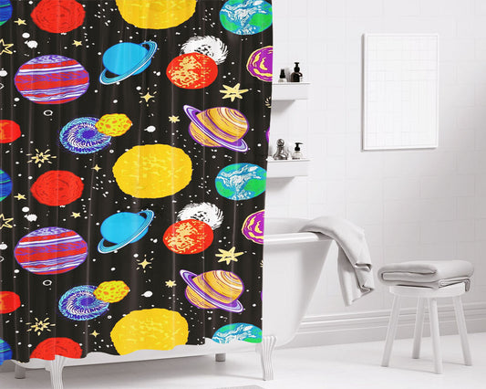 A Collection Of Cool Brands Bathroom Shower Curtain Fabric Waterproof | 66 X 72 Inch