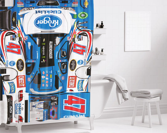 A Type Of Music Bathroom Shower Curtain Fabric Waterproof | 66 X 72 Inch