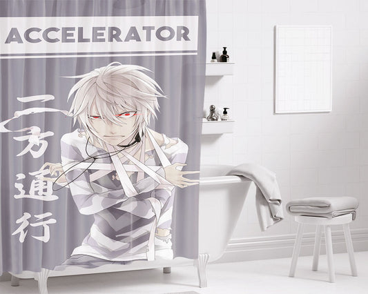 Accelerator Bathroom Shower Curtain Fabric Waterproof | 66 X 72 Inch