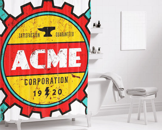 Acme Anvil Corporation Bathroom Shower Curtain Fabric Waterproof | 66 X 72 Inch