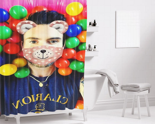 Adam Levine Bathroom Shower Curtain Fabric Waterproof | 66 X 72 Inch