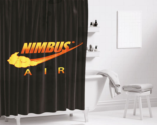 Air Nimbus Bathroom Shower Curtain Fabric Waterproof | 66 X 72 Inch