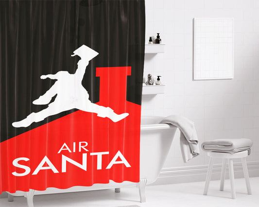 Air Santa Provding 2 Bathroom Shower Curtain Fabric Waterproof | 66 X 72 Inch