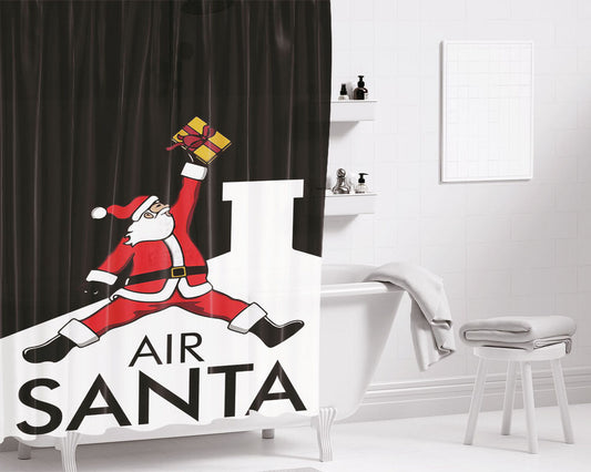 Air Santa Providing Bathroom Shower Curtain Fabric Waterproof | 66 X 72 Inch