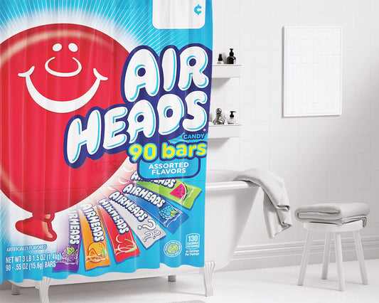 Airheads Bars Bathroom Shower Curtain Fabric Waterproof | 66 X 72 Inch