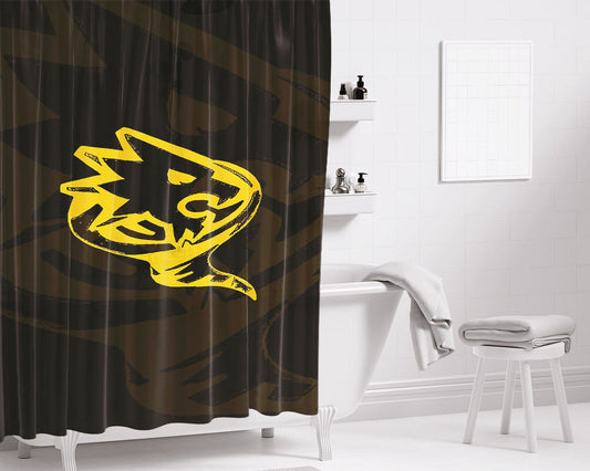 Airjitzu Logo Ninjago Bathroom Shower Curtain Fabric Waterproof | 66 X 72 Inch