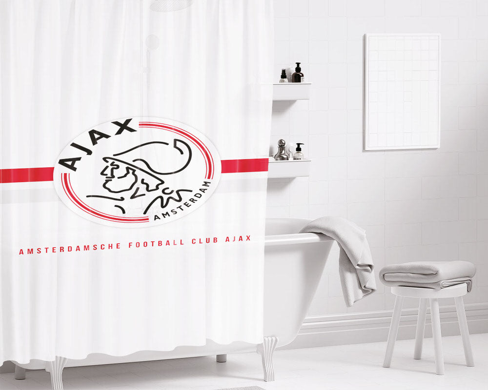Ajax Amsterdam Bathroom Shower Curtain Fabric Waterproof | 66 X 72 Inch