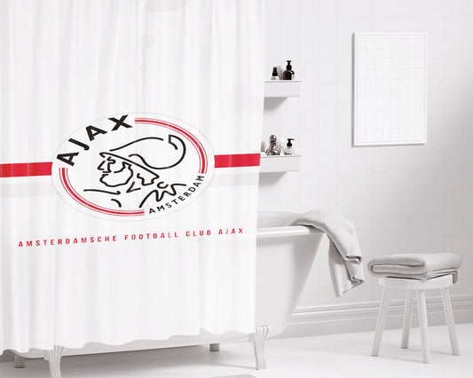 Ajax Amsterdam Bathroom Shower Curtain Fabric Waterproof | 66 X 72 Inch