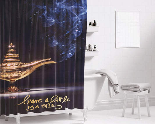 Aladin A Little Magic Bathroom Shower Curtain Fabric Waterproof | 66 X 72 Inch