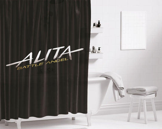 Alita Battle Angel Bathroom Shower Curtain Fabric Waterproof | 66 X 72 Inch