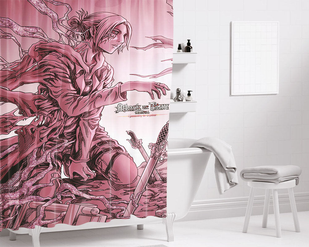 Annie Leonhart 1 Bathroom Shower Curtain Fabric Waterproof | 66 X 72 Inch