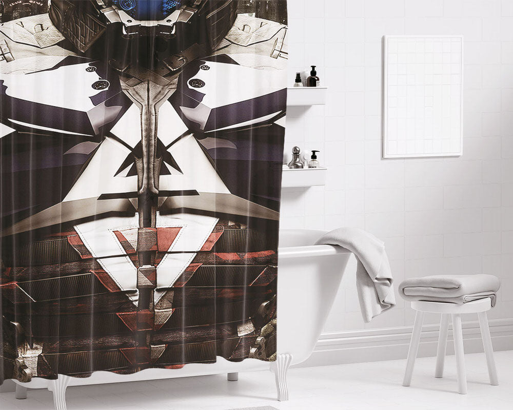 Arkham Knight Front No Logo Bathroom Shower Curtain Fabric Waterproof | 66 X 72 Inch