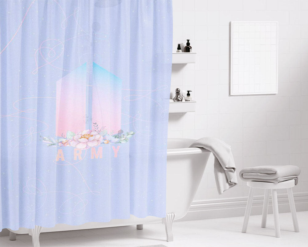 Army'S Amino Bathroom Shower Curtain Fabric Waterproof | 66 X 72 Inch