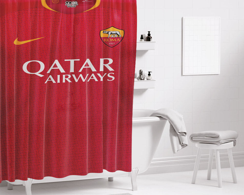 As Roma T-Shirt Bathroom Shower Curtain Fabric Waterproof | 66 X 72 Inch