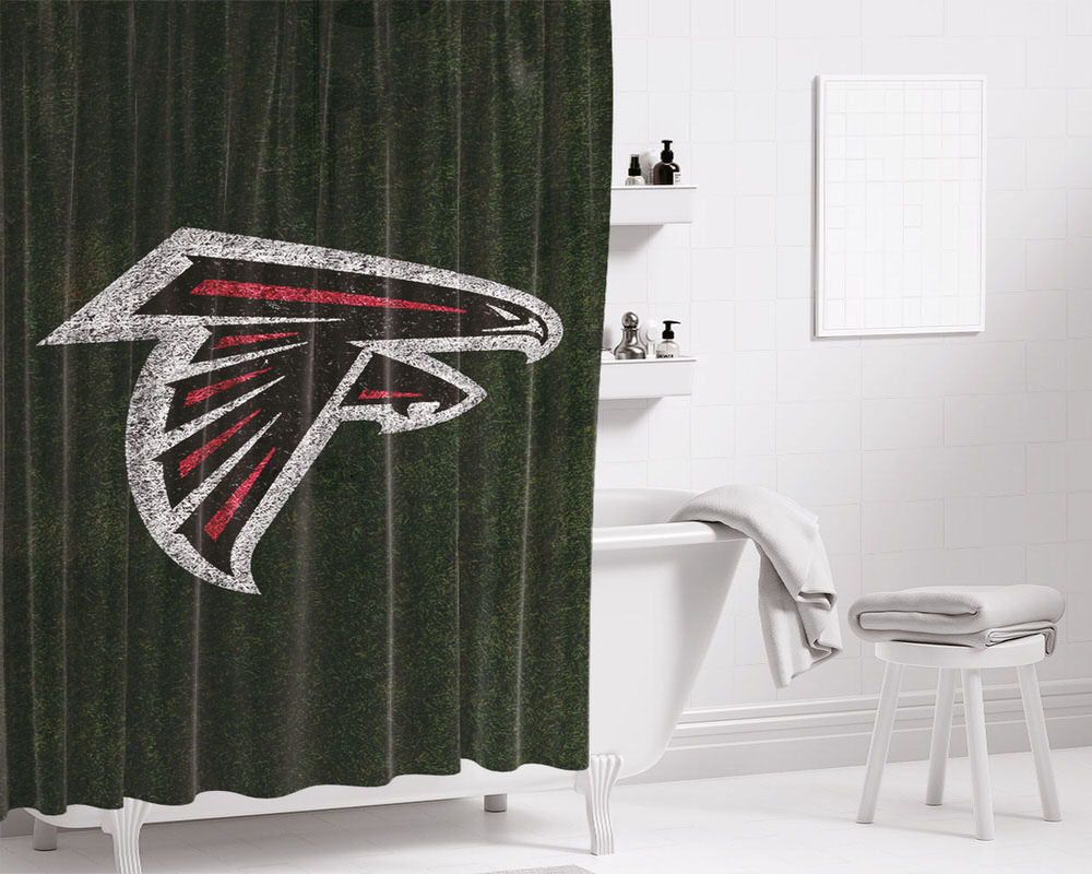 Atl Grass Mobile Bathroom Shower Curtain Fabric Waterproof | 66 X 72 Inch
