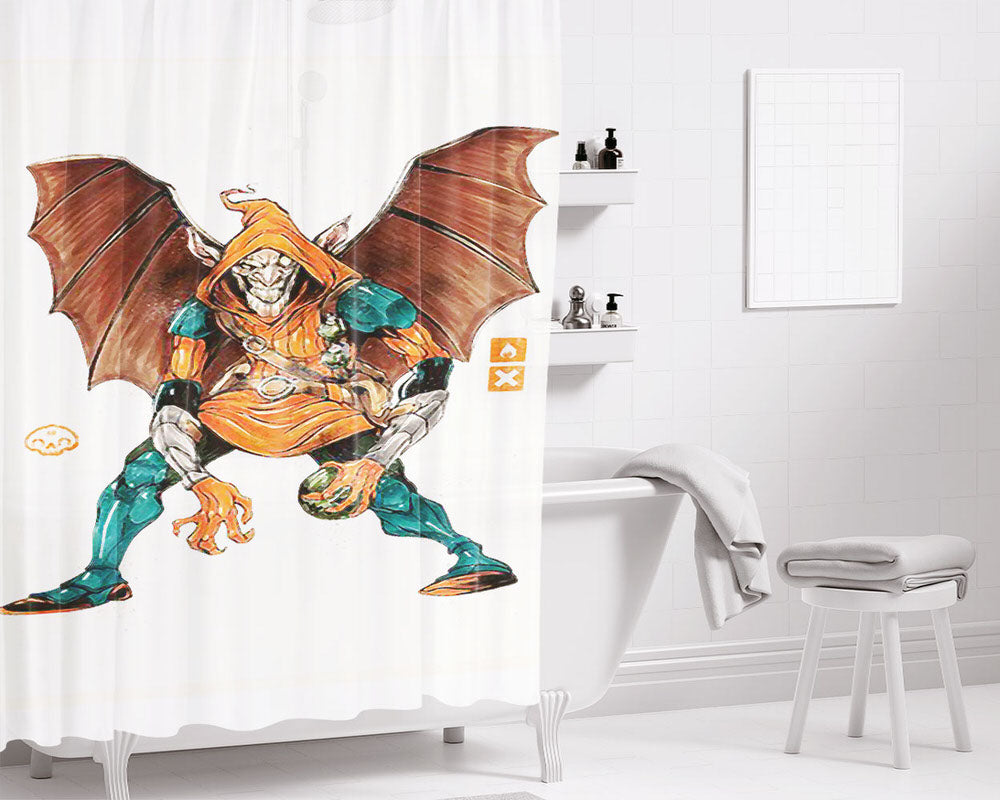 Bad Hobgoblin Bathroom Shower Curtain Fabric Waterproof | 66 X 72 Inch