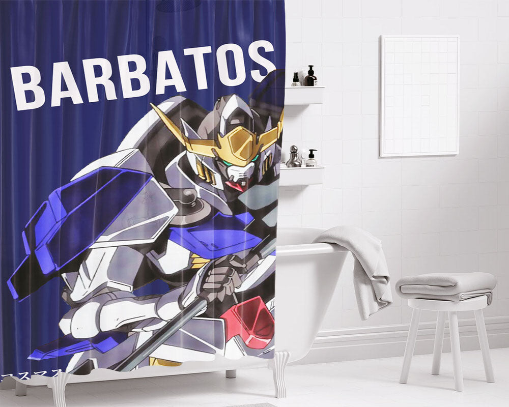 Barbatos Bathroom Shower Curtain Fabric Waterproof | 66 X 72 Inch