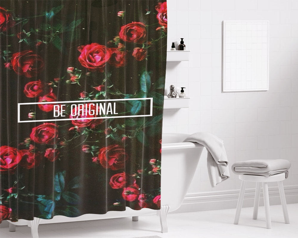 Be Original Bathroom Shower Curtain Fabric Waterproof | 66 X 72 Inch