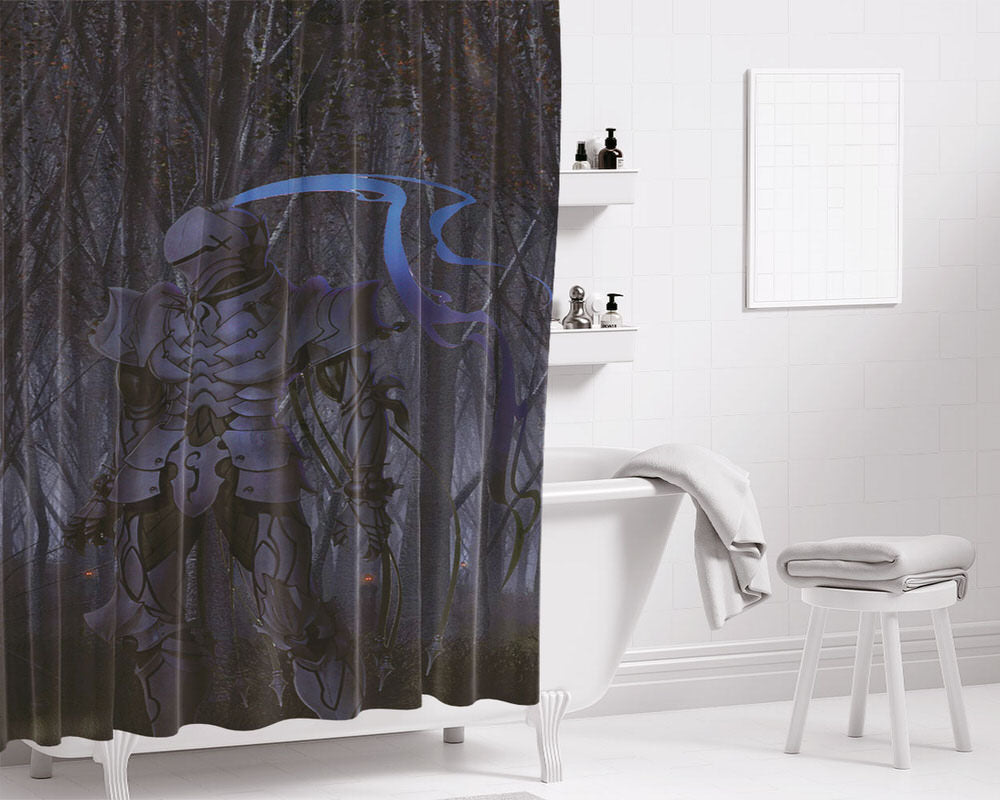 Berserker Bathroom Shower Curtain Fabric Waterproof | 66 X 72 Inch