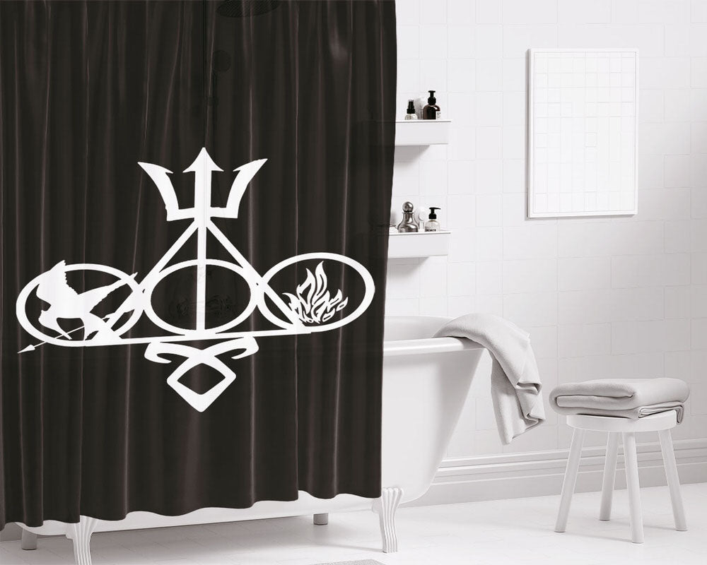 Big Four Mockingjay Bathroom Shower Curtain Fabric Waterproof | 66 X 72 Inch