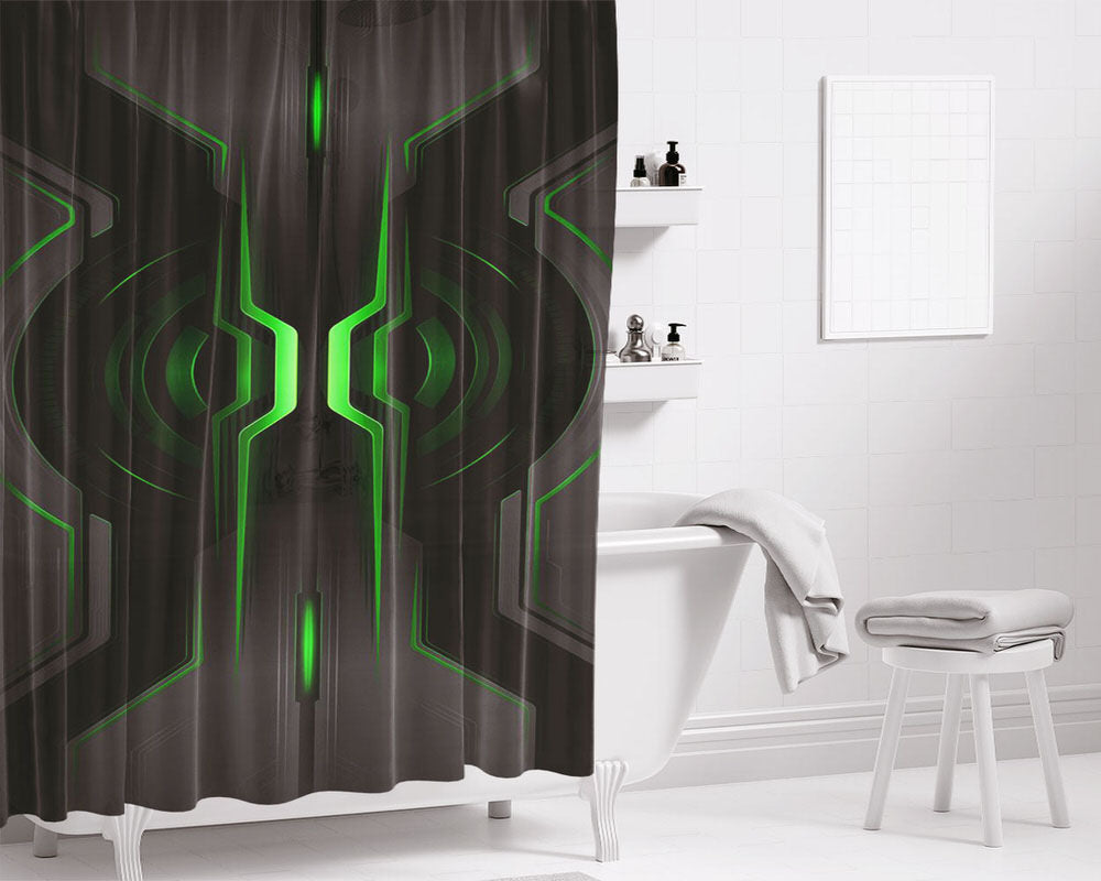 Black Shark 2 Pro Bathroom Shower Curtain Fabric Waterproof | 66 X 72 Inch