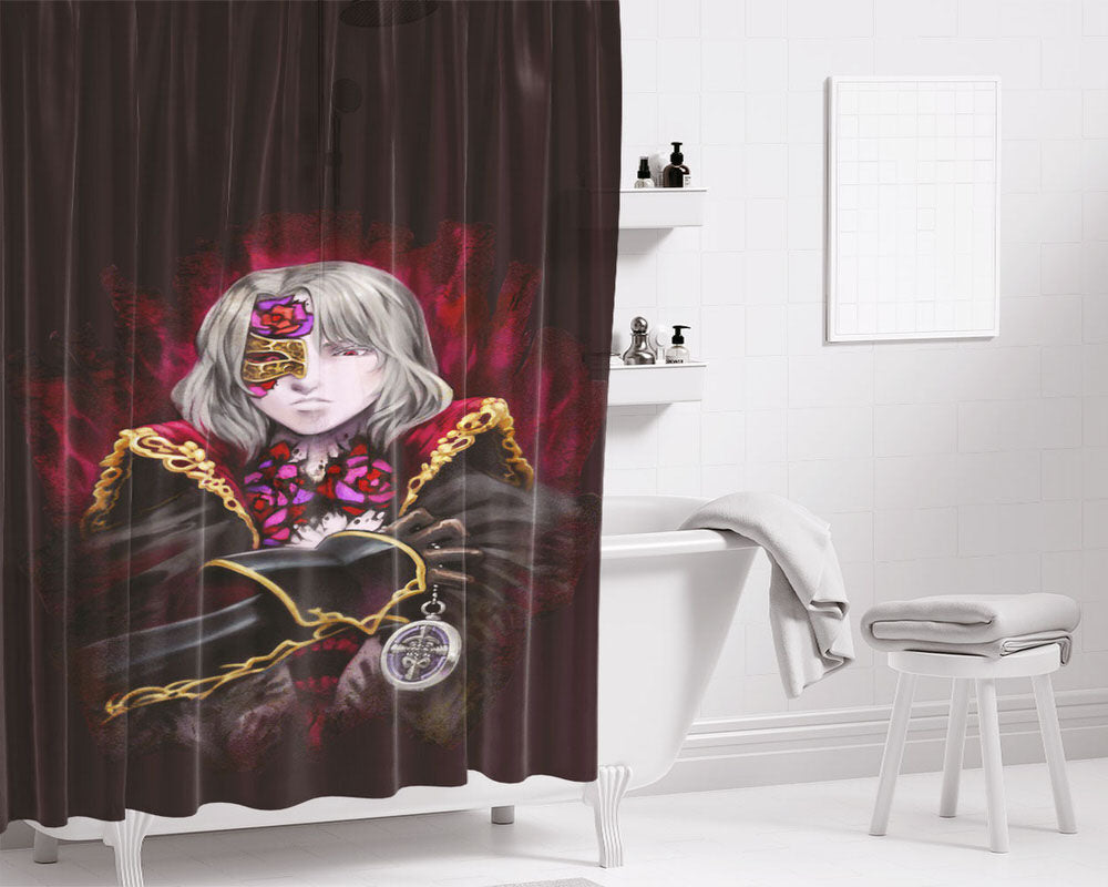 Bloodstained Gebel Bathroom Shower Curtain Fabric Waterproof | 66 X 72 Inch