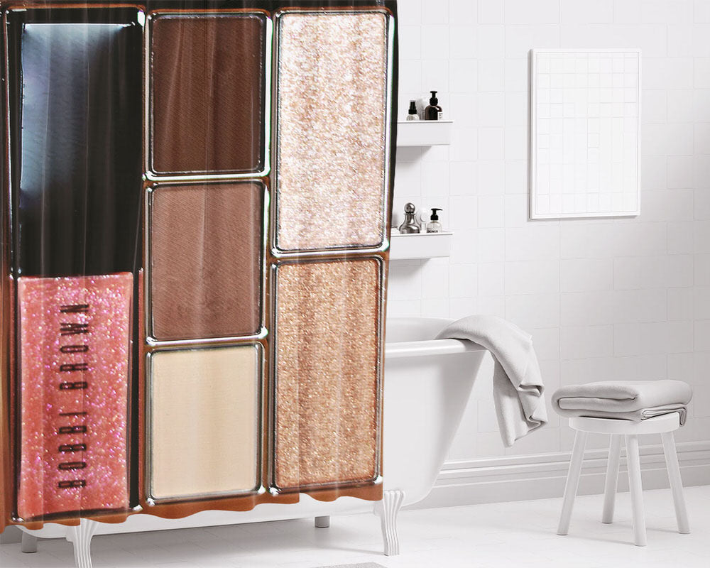 Bobbi Brown Bellini Palette Bathroom Shower Curtain Fabric Waterproof | 66 X 72 Inch