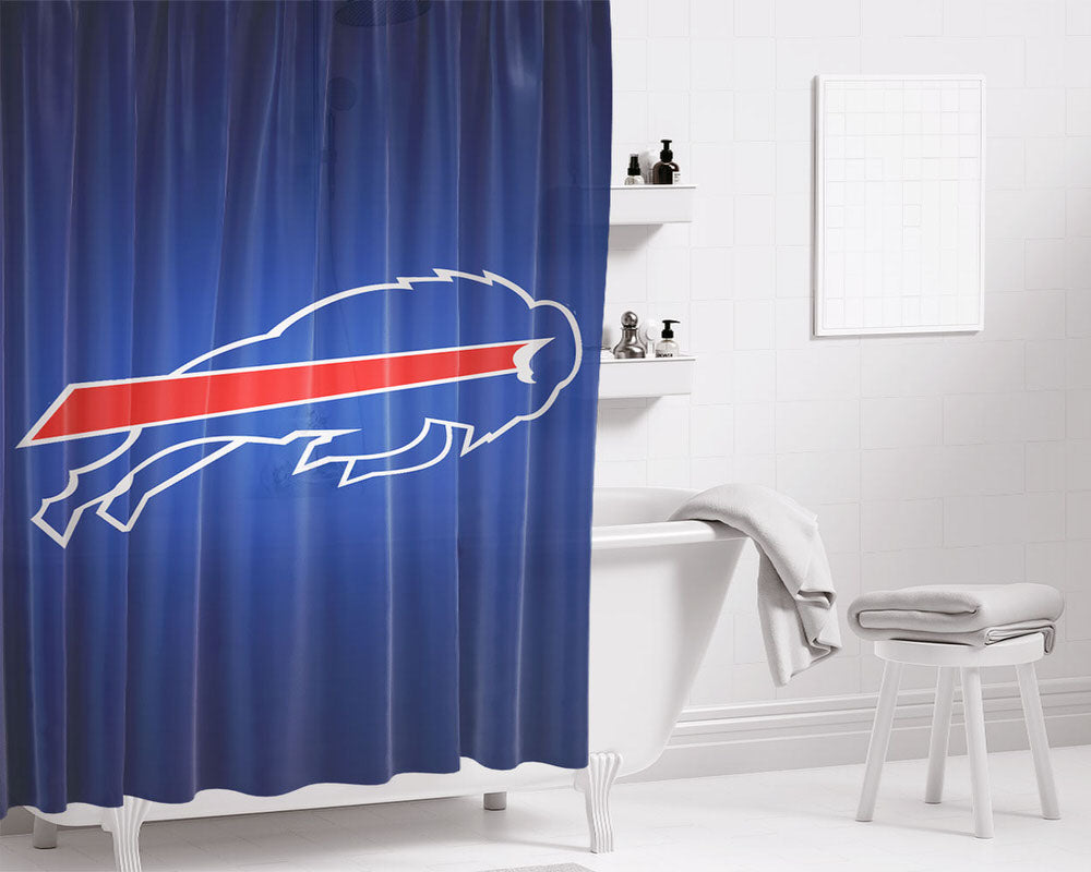 Buf City Mobile Bathroom Shower Curtain Fabric Waterproof | 66 X 72 Inch