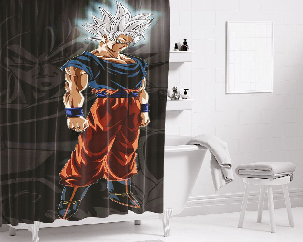 Canvas Bathroom Shower Curtain Fabric Waterproof | 66 X 72 Inch