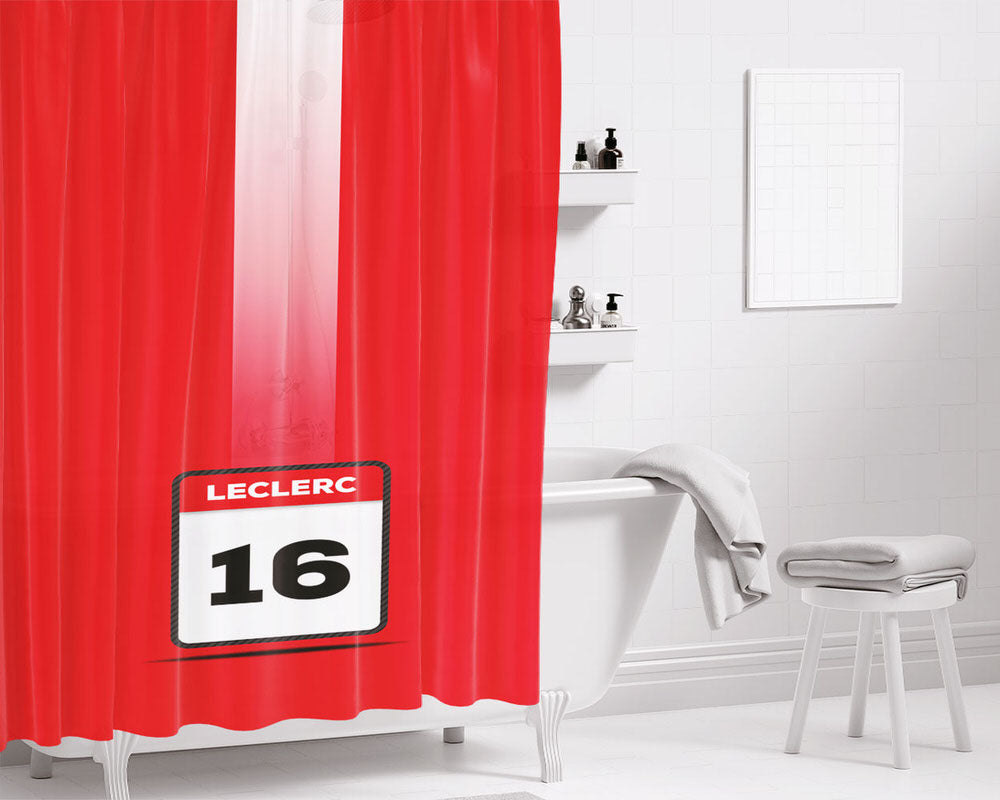 Charles Leclerc Cl16 Bathroom Shower Curtain Fabric Waterproof | 66 X 72 Inch